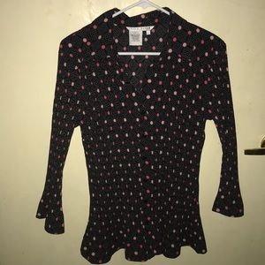 Fred Davis stretch blouse long sleeve